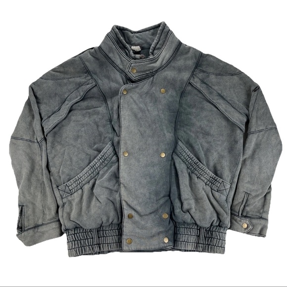 We the Free People Jacket Women XS/S Breakfast Club Moto Bomber Military Grunge - Picture 1 of 13